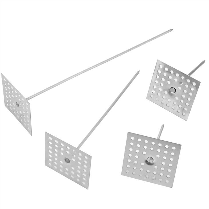   Rock Wool Insulation Perforated Base Insulation Pins
