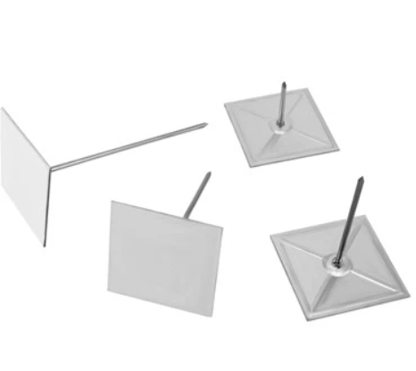  Self  Adhesive Aluminium Stick Pins for Insulation Hangers